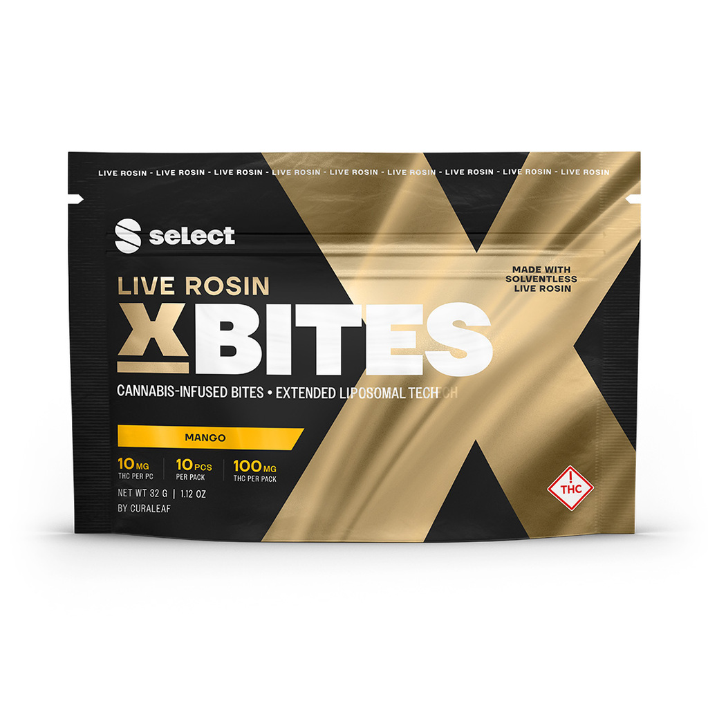 Buy Select Edibles Live Rosin X Bites Mango [10mg] 10-Pack image №0