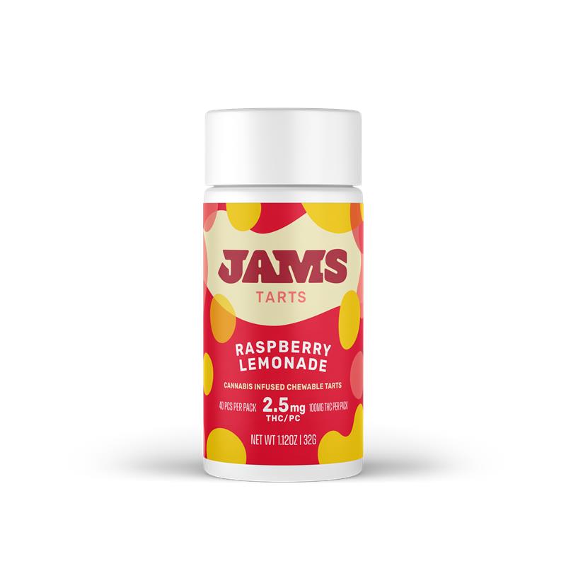 Buy JAMS Edibles Raspberry Lemonade Lozenges [2.5mg] 40-Pack image