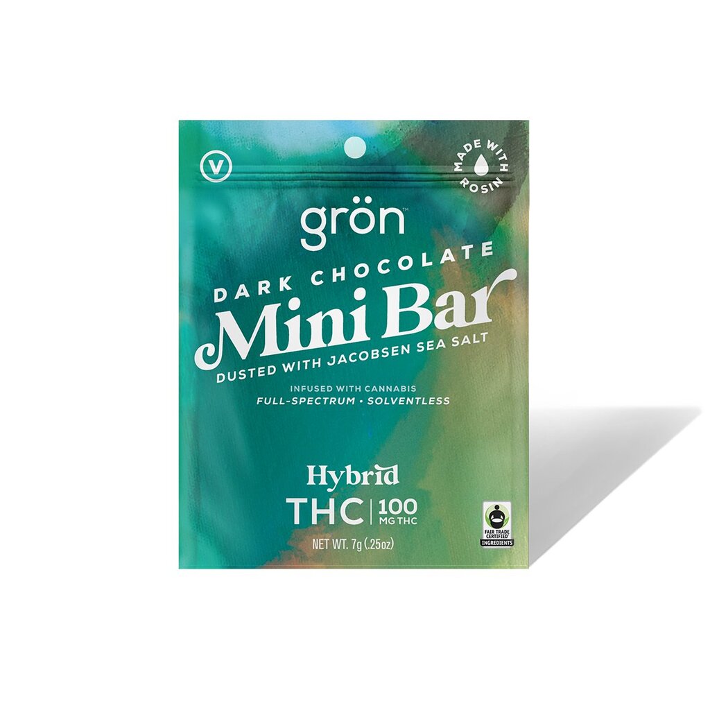 THC Dark Chocolate Mini Bar Gron