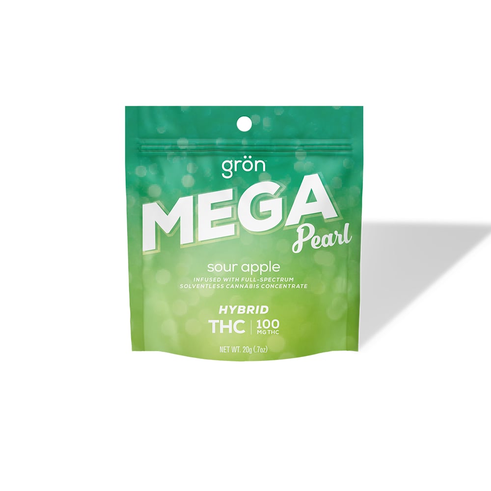 THC Sour Apple Mega Pearl Gron