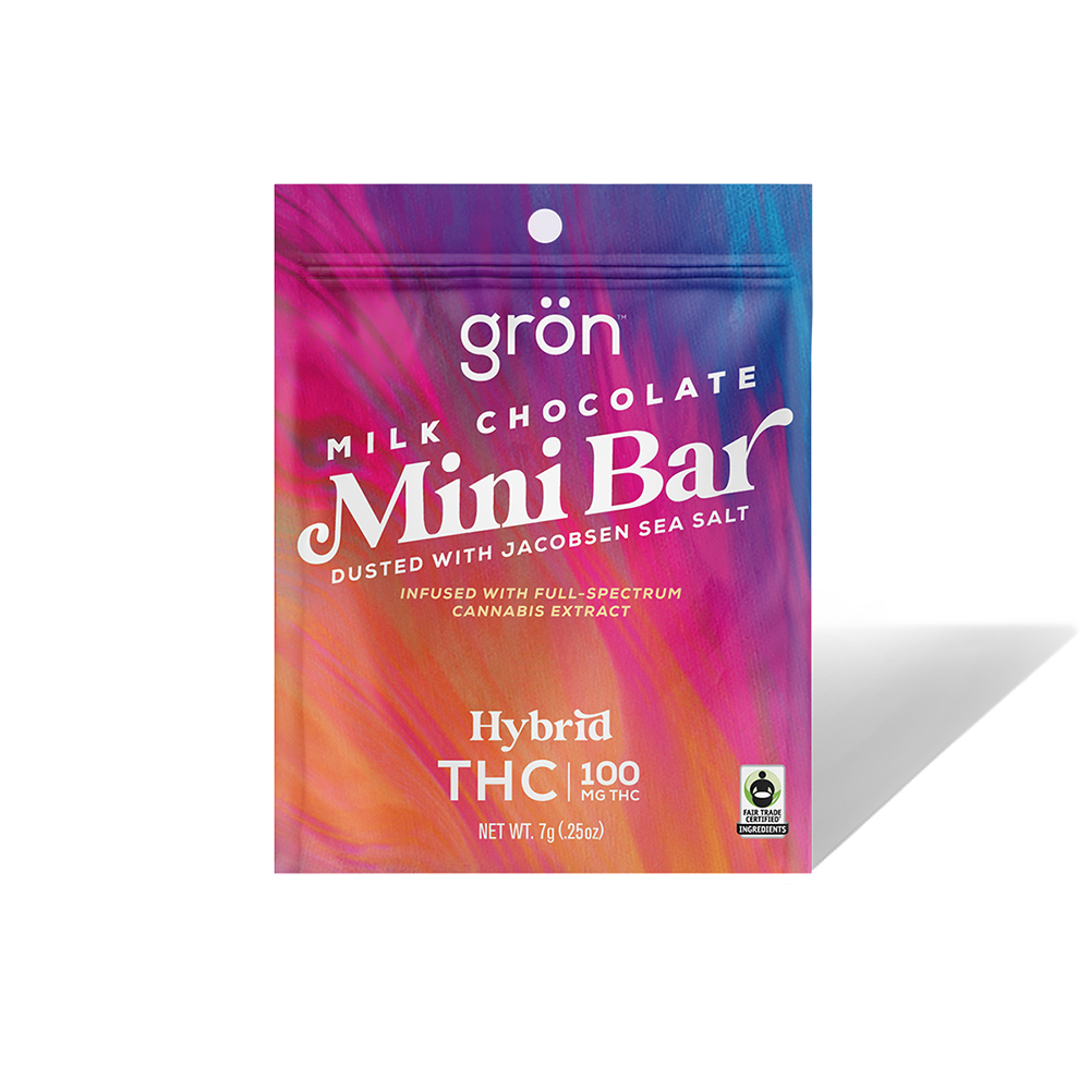 THC Milk Chocolate Mini Bar Gron