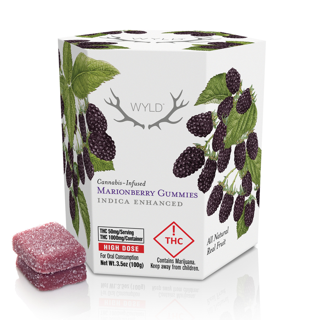 Med Marionberry Indica Enhanced Gummies Wyld