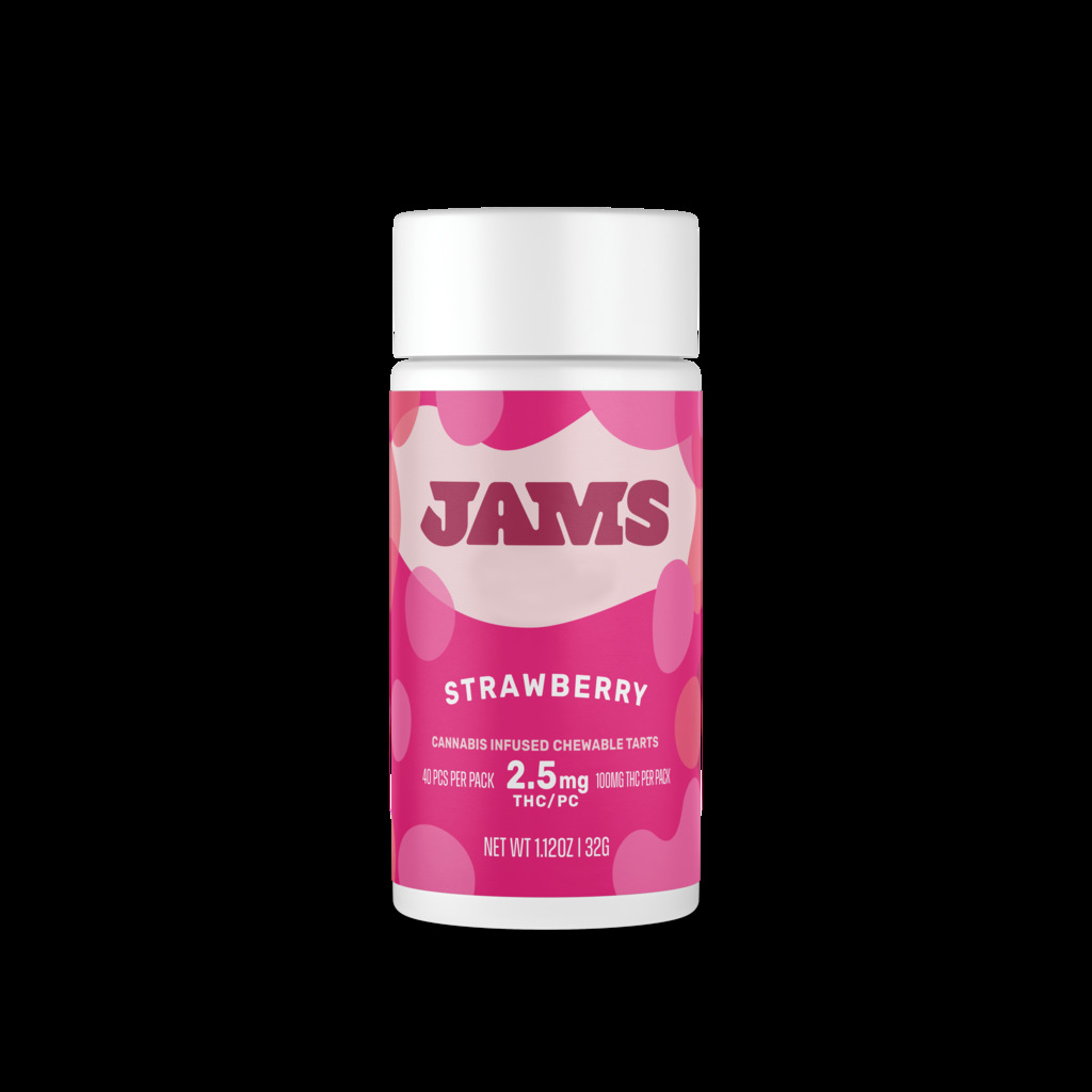 Buy JAMS Edibles Strawberry Lozenges 100mg image №0