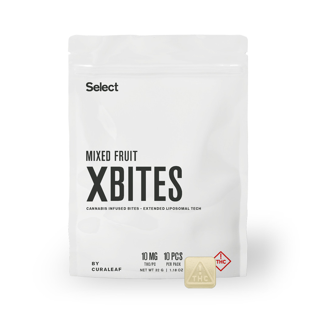 Buy Select Edibles X Bites Mixed Fruit 100mg image