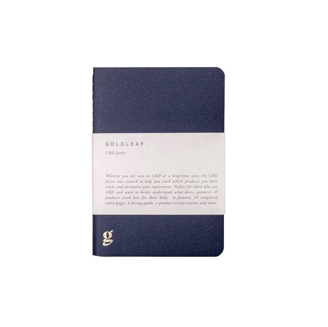 CBD Jotter Journal Goldleaf