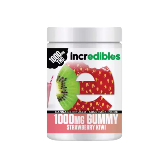 Strawberry Kiwi Sativa Gummies Incredibles