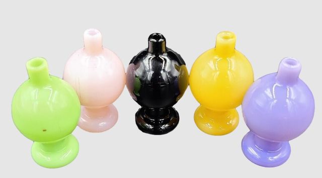 Flat Top Pyrex Bubble Carb Cap