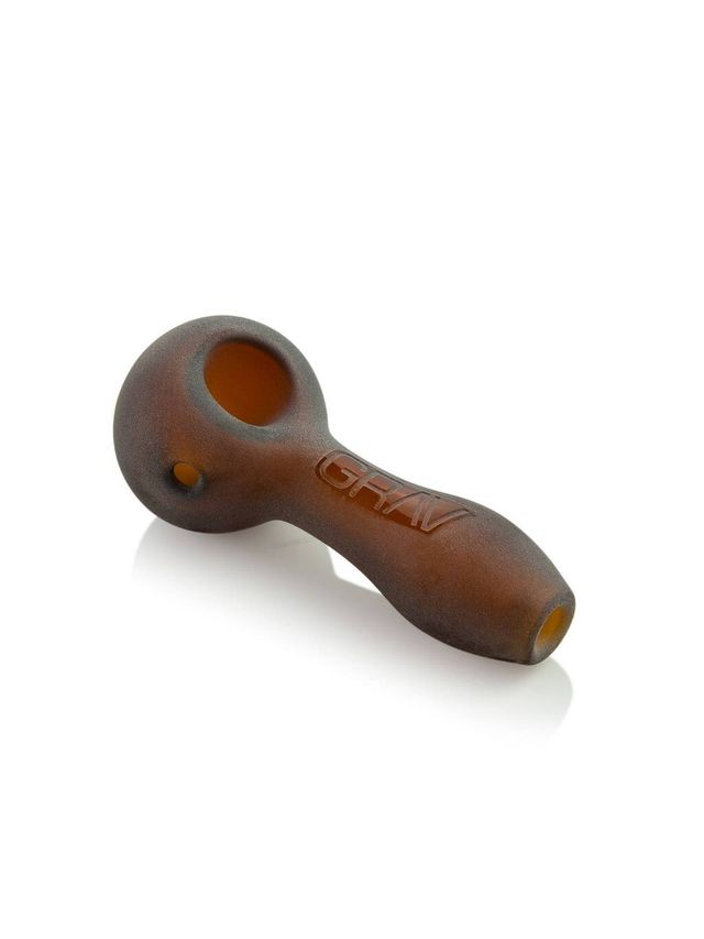 Sandblasted Spoon Pipe Grav
