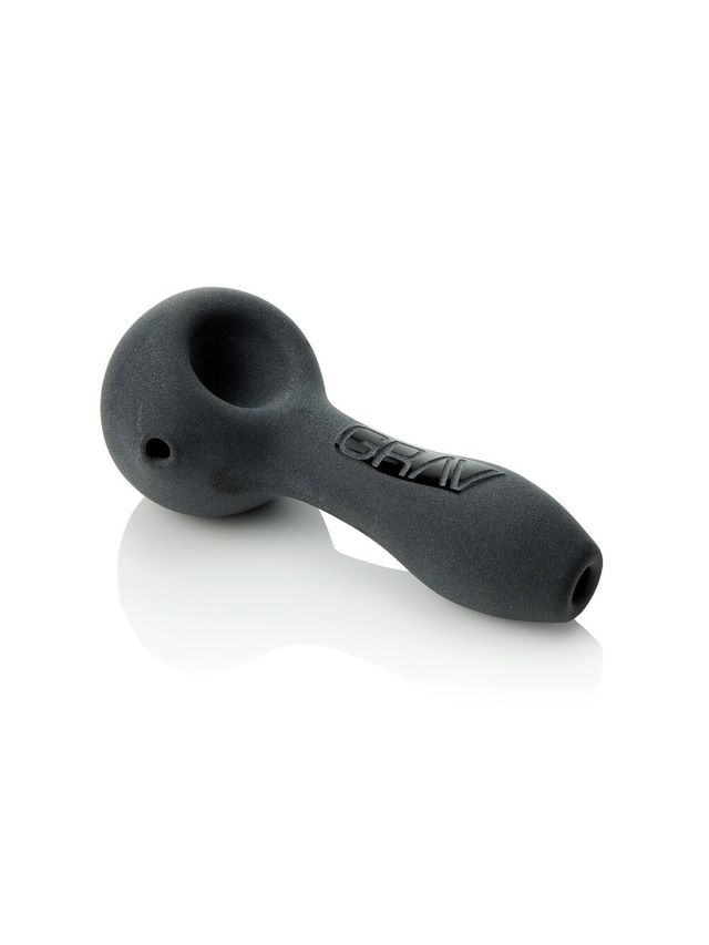 Sandblasted Spoon Pipe Grav
