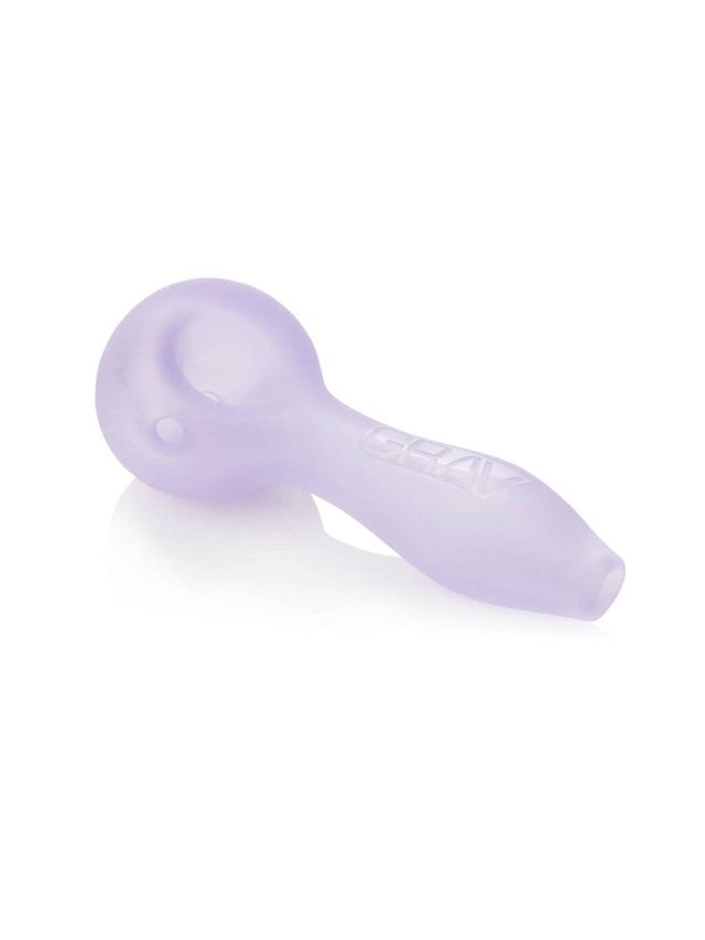 Sandblasted Spoon Pipe Grav