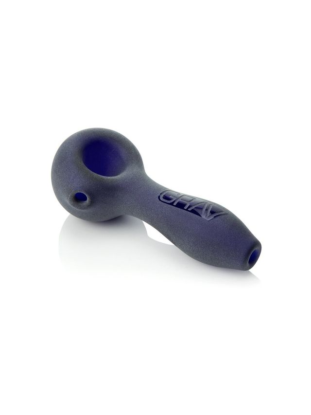 Sandblasted Spoon Pipe Grav