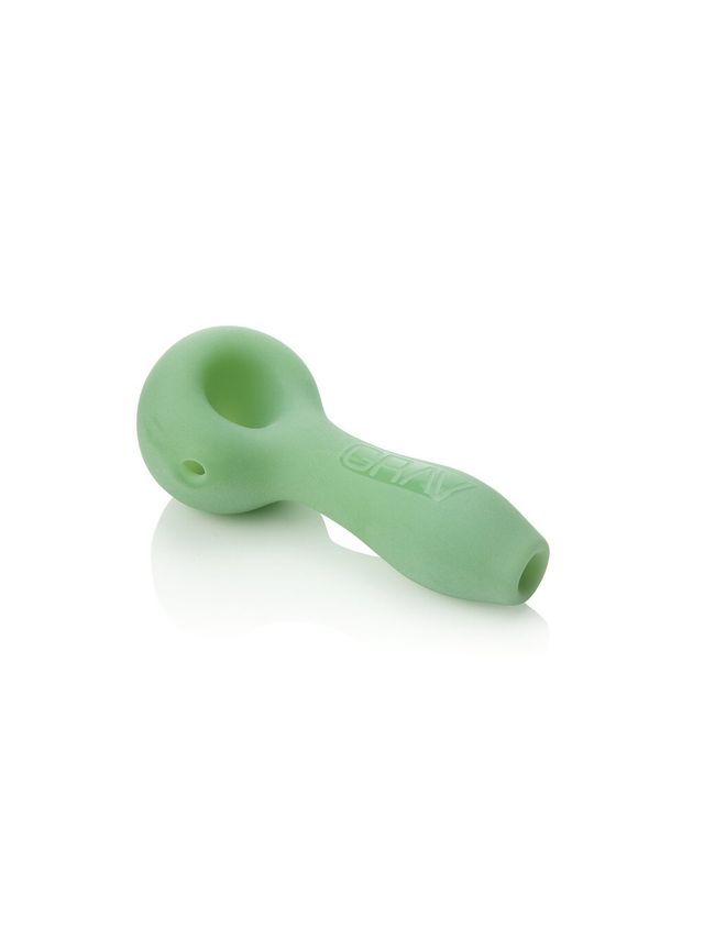 Sandblasted Spoon Pipe Grav