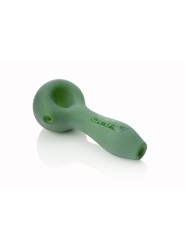 Sandblasted Spoon Pipe Grav