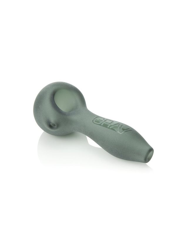 Sandblasted Spoon Pipe Grav