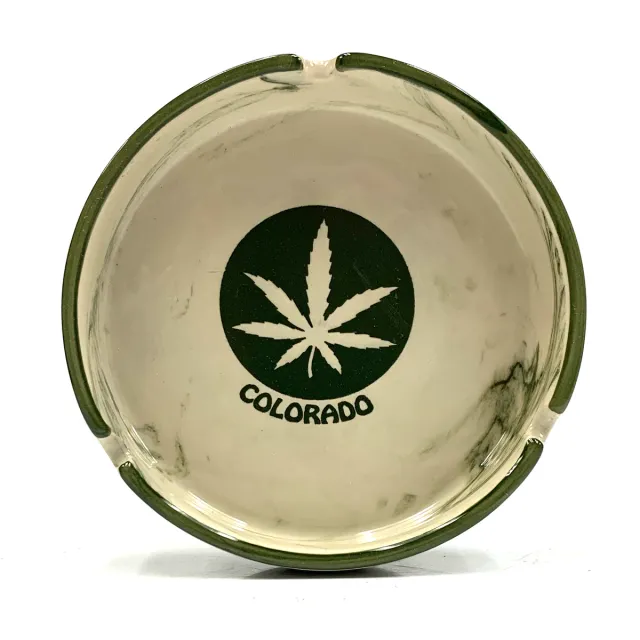 Ash Tray Green Dragon Accessories