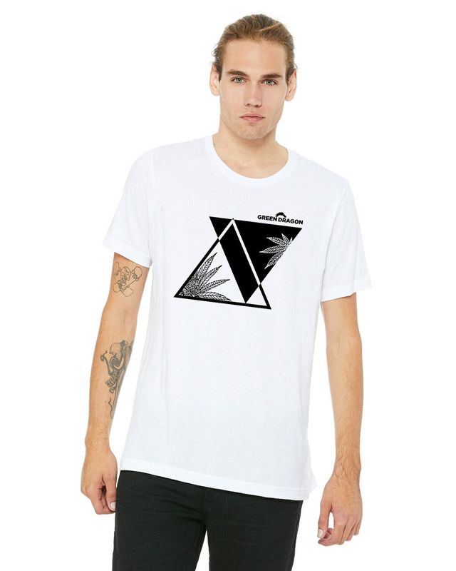 GD Triangle - Unisex - White Green Dragon (CO)