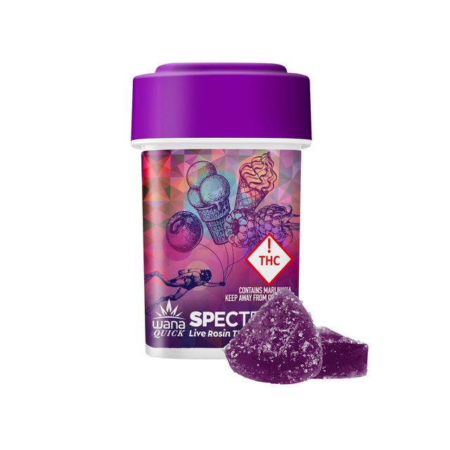 Quick Berry Gelato Rosin Gummies Wana Brands