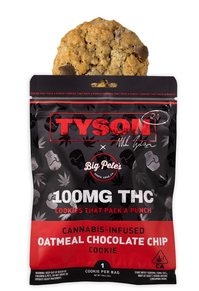 Tyson 2.0: Oatmeal Chocolate Chip Indica Cookie Big Pete's Treats