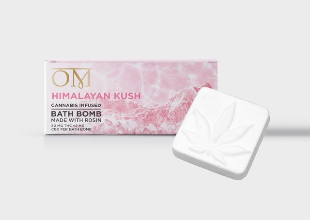 Rosin Bath Bomb Hybrid Himalayan Kush OM Edibles