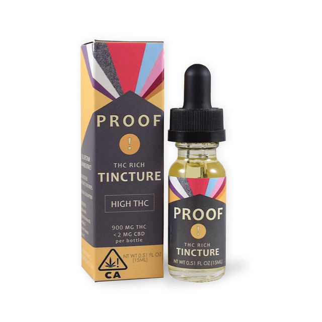 High Potency THC Tincture Proof