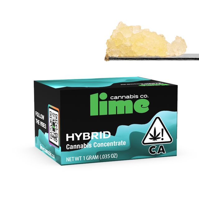Lavender Kush Live Resin Lime Cannabis Co.