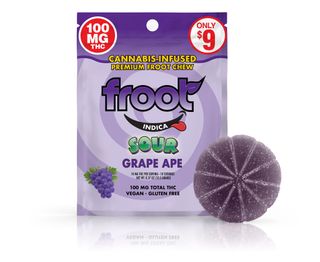 Sour Grape Gummy Single Froot