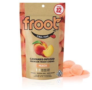 Peach 1:1 CBD:THC Froot