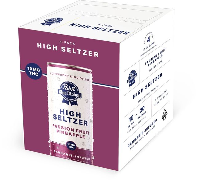 Passion Fruit Pineapple High Seltzer Pabst Labs