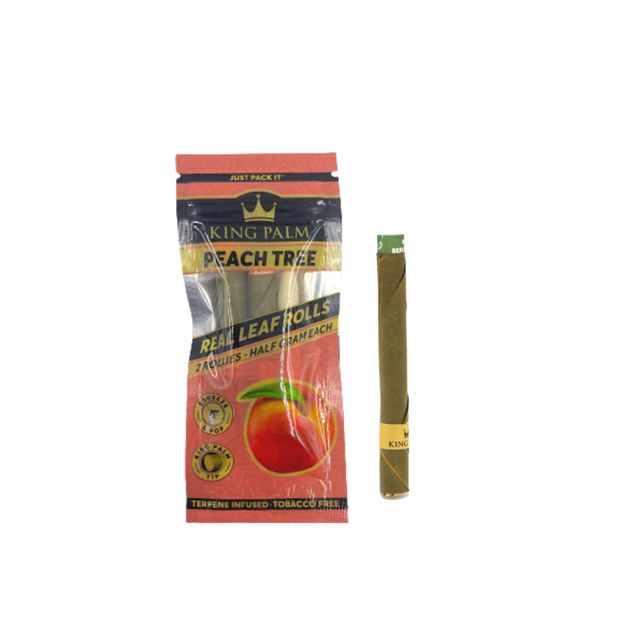 Peach Tree Rolliing 2pk King Palm