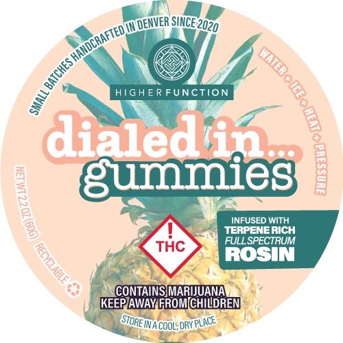 Over The Pineapple Gummies Dialed In