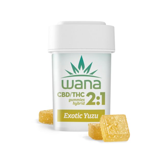 Sour Exotic Yuzu CBD 2:1 Gummies Wana Brands