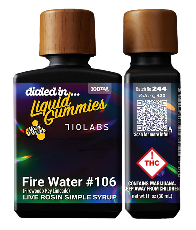 Fire Water #106 Liquid Gummies Dialed In