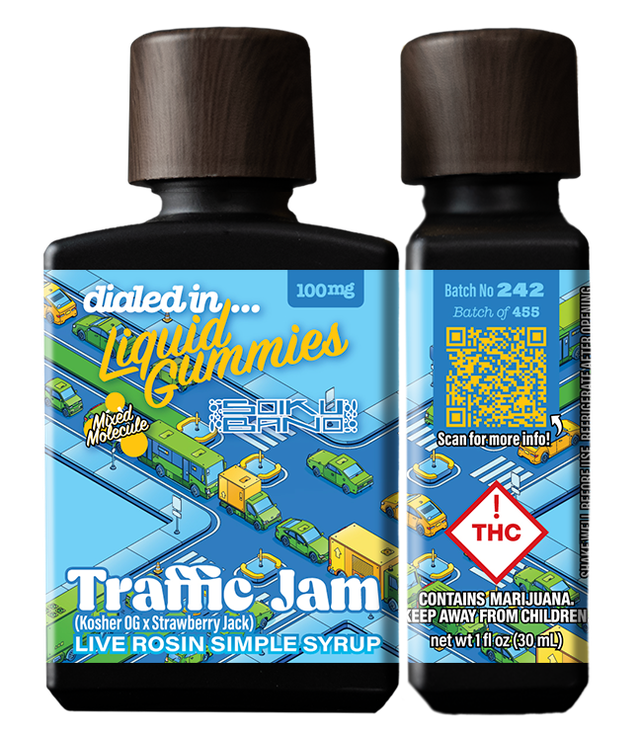 Traffic Jam Liquid Gummies Dialed In