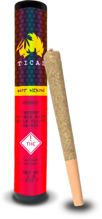 Hot Nixon Hash Infused Preroll Tical
