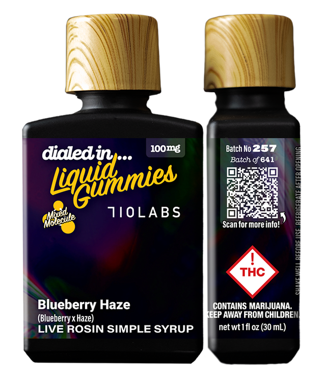 Blueberry Haze Liquid Gummies Dialed In