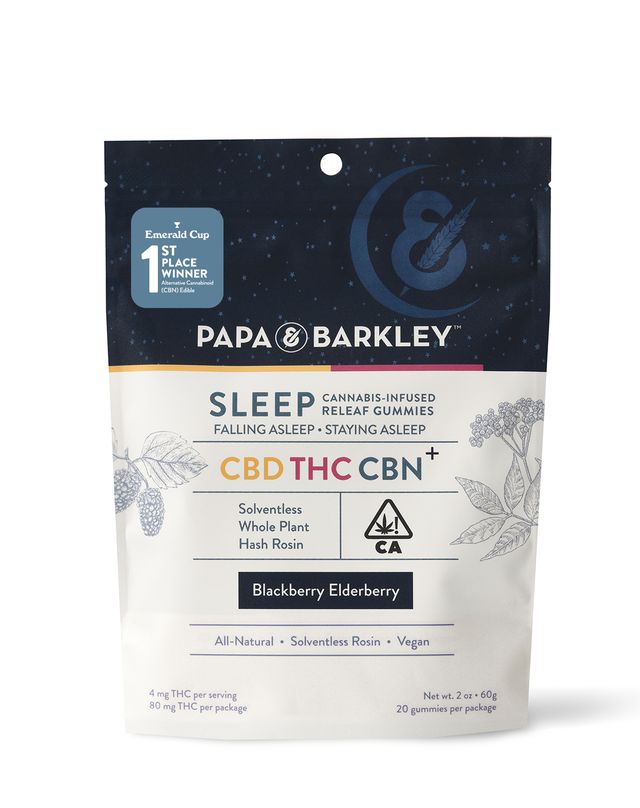 CBN Blackberry Elderberry Sleep Relief  Papa & Barkley