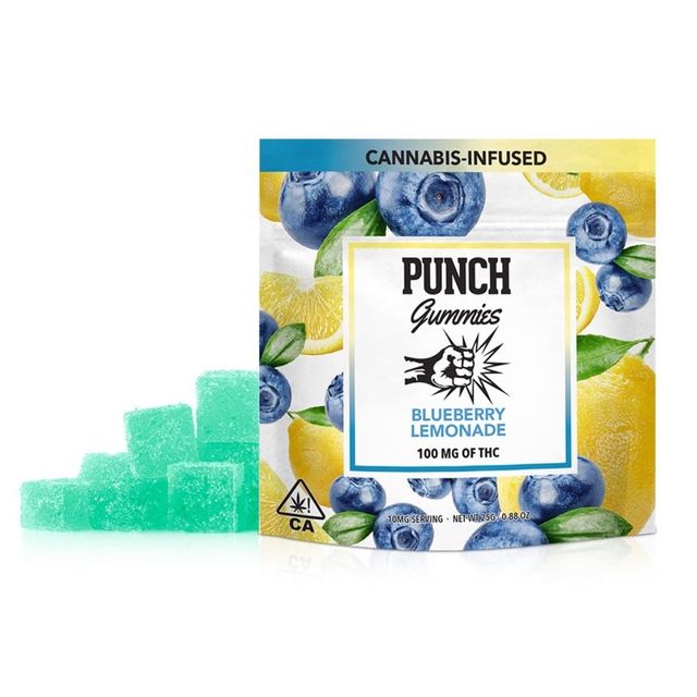 Blueberry Lemonade Punch Gummies Punch Edibles