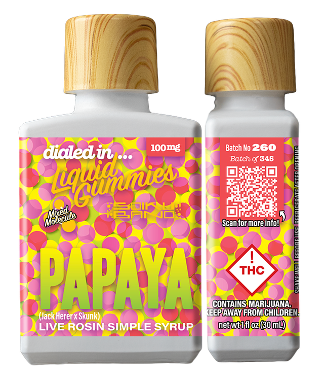 Papaya Liquid Gummies Dialed In