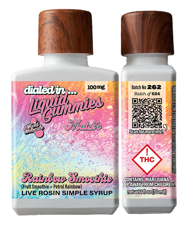 Rainbow Smoothie Liquid Gummies Dialed In