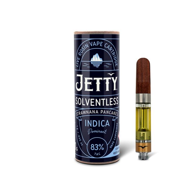 Strawnana Pancakes Solventless Cartridge Jetty Extracts (CO)