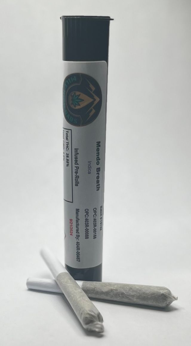 Mendo Breath Infused Preroll 2-Pack Mile High Dabs