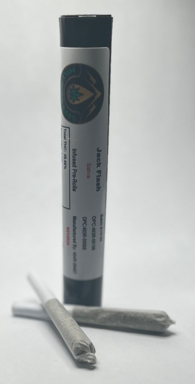 Jack Flash Infused Preroll 2-Pack Mile High Dabs