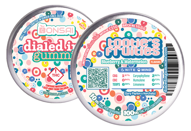 Tootie's Fruities Gummies Dialed In