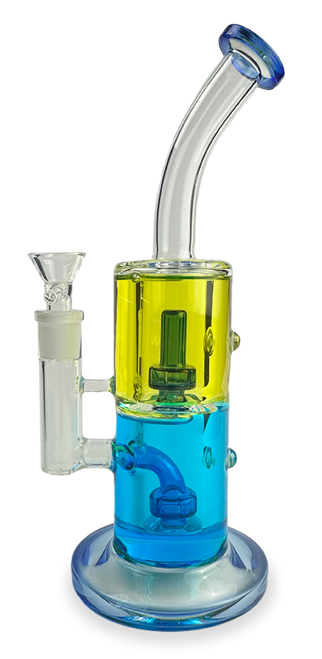 11" SirEEL Two Tone  Glycerin Shower perc  Sireel