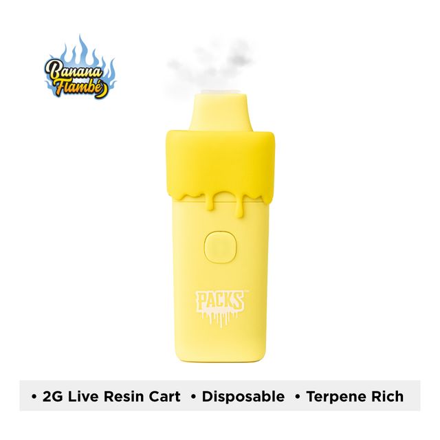 Banana Flambe Live Resin AIO Packwoods