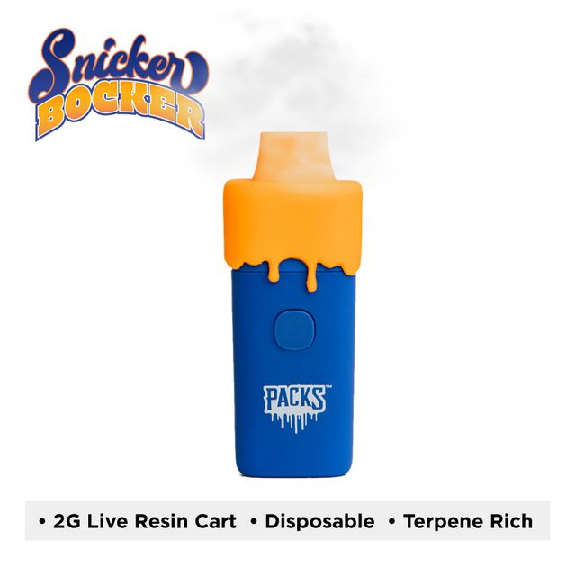Snicker Bocker Live Resin AIO Packwoods