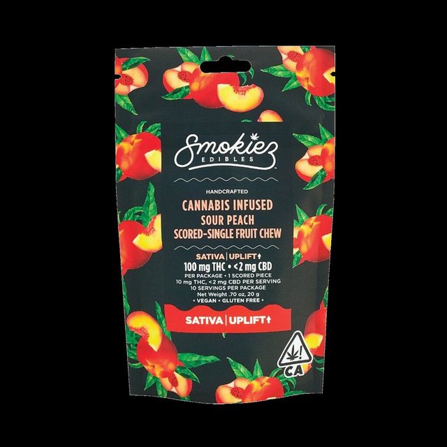 Sour Peach Single Chew Smokiez