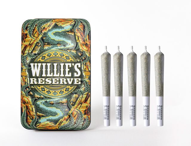 Black Ice Preroll 5-pack Willie's Reserve