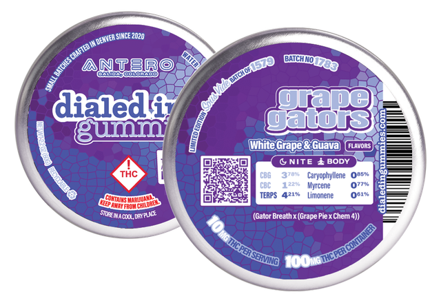 Grape Gators Gummies Dialed In