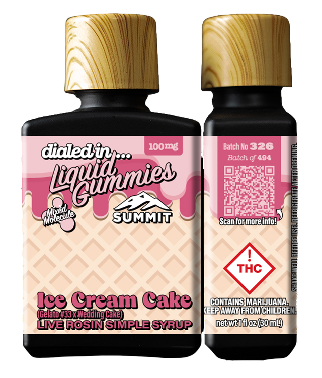 Ice Cream Cake Liquid Gummies Dialed In